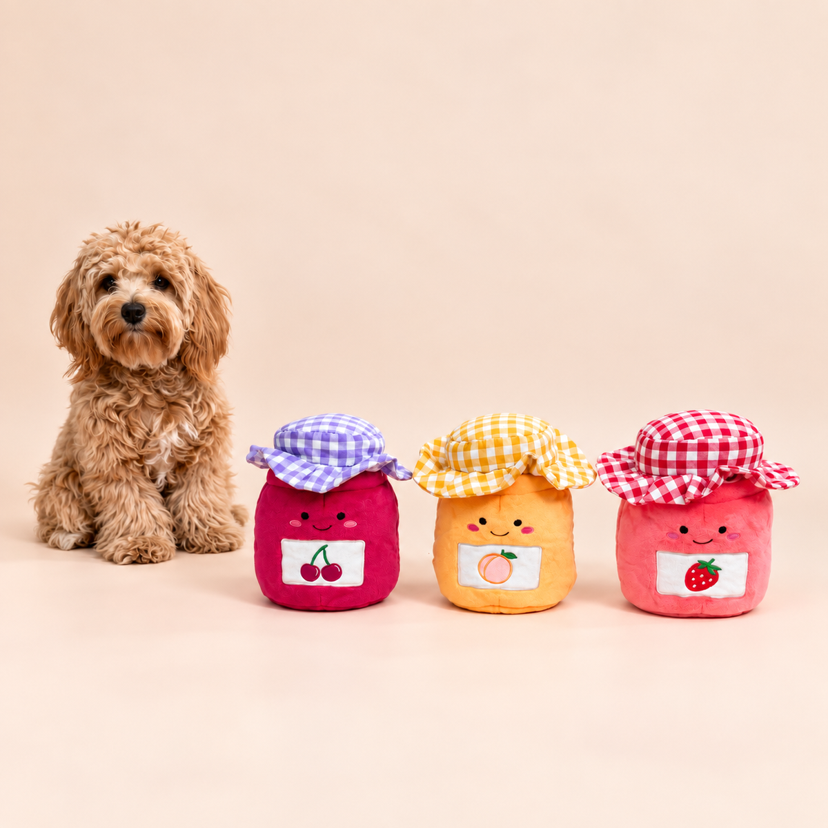 The Snuffle Set: Strawberry, Apricot and Cherry Jam