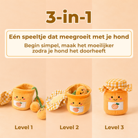 Abrikozenjam enrichment speeltje