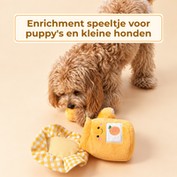 Abrikozenjam enrichment speeltje