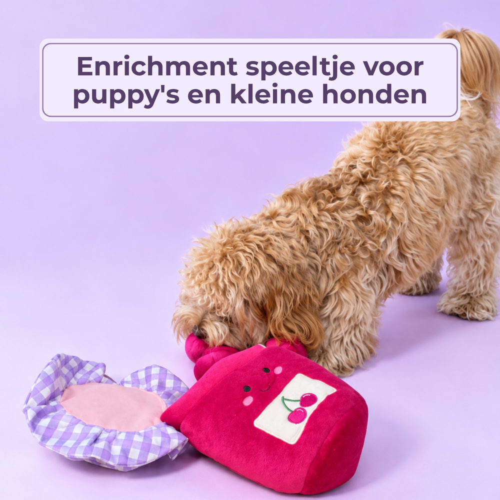 Kersenjam enrichment speeltje