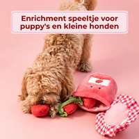 Aardbeienjam enrichment speeltje