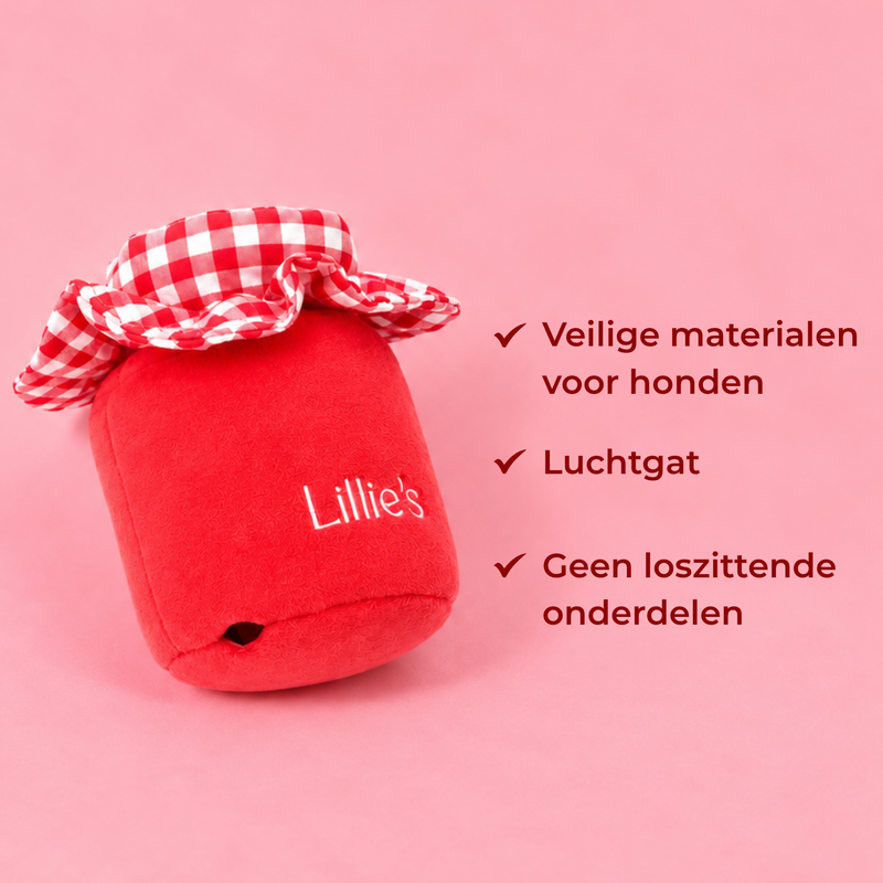 Aardbeienjam enrichment speeltje